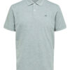 Polo Маица | Selected - 16082840 Medium Grey Melange