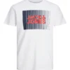 Маица | Jack&Jones - 12233999 White large print