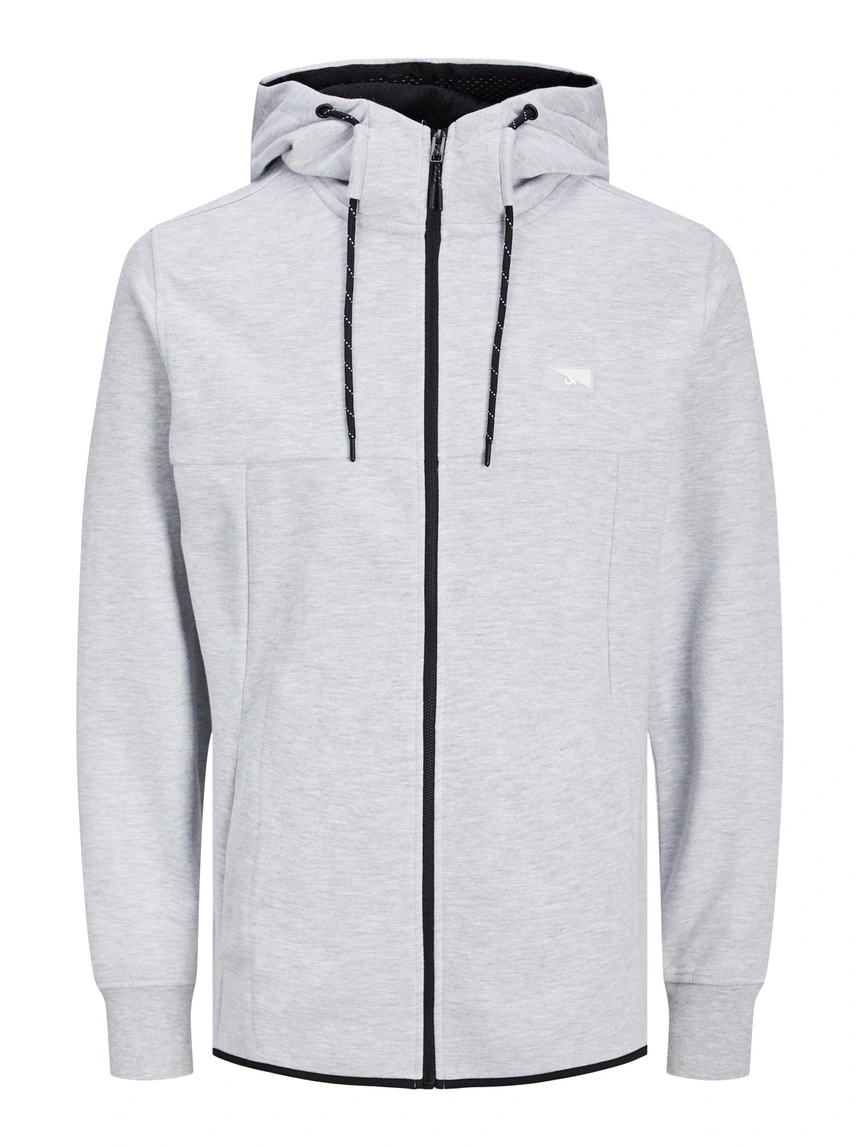 Дуксер JACK&JONES ESSENTIALS<span> - </span>12204926 Light Grey Melange Detail:NEW LGM, XL